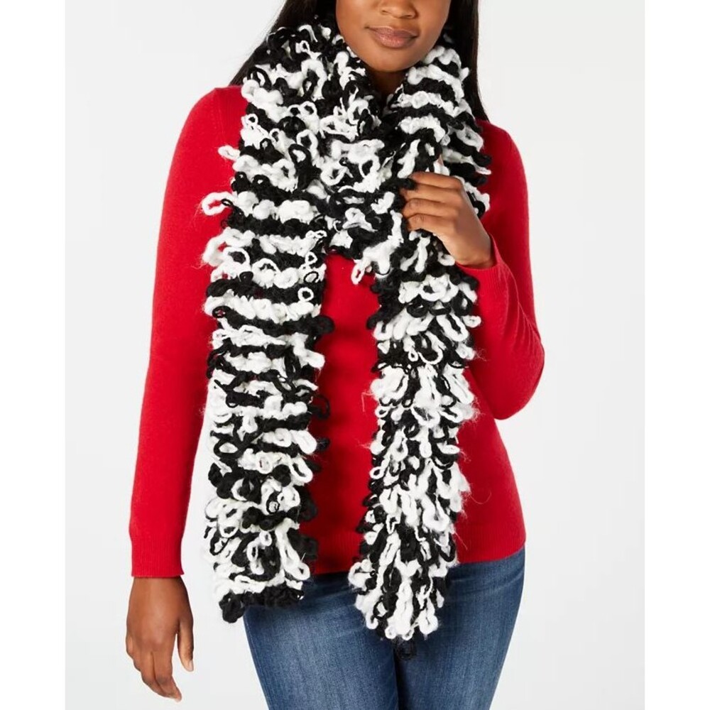 Dkny Womens Loopy Shag Scarf - One Size